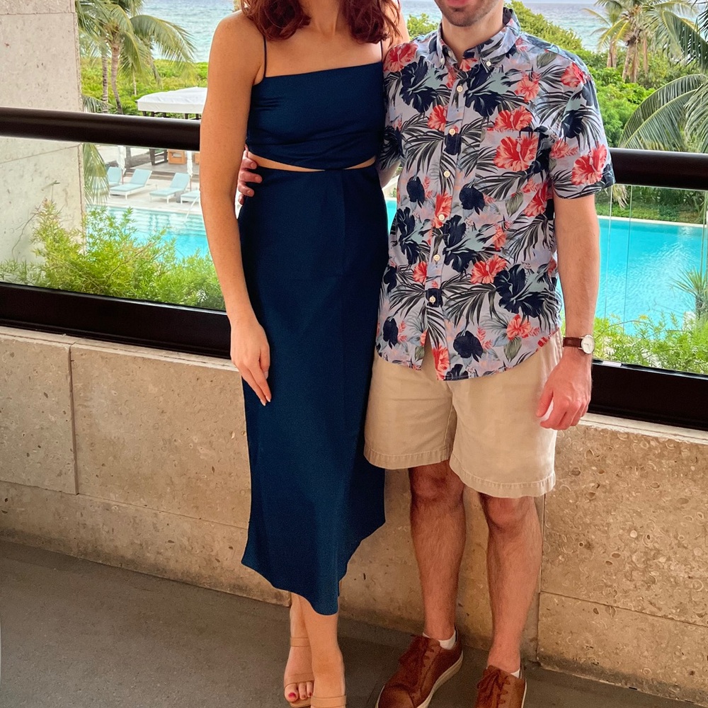 Abercrombie Silk Cut Out Dress